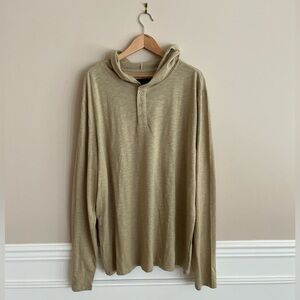 AMERICAN TALL Henley Hoodies for Tall Men size XLT. NWT